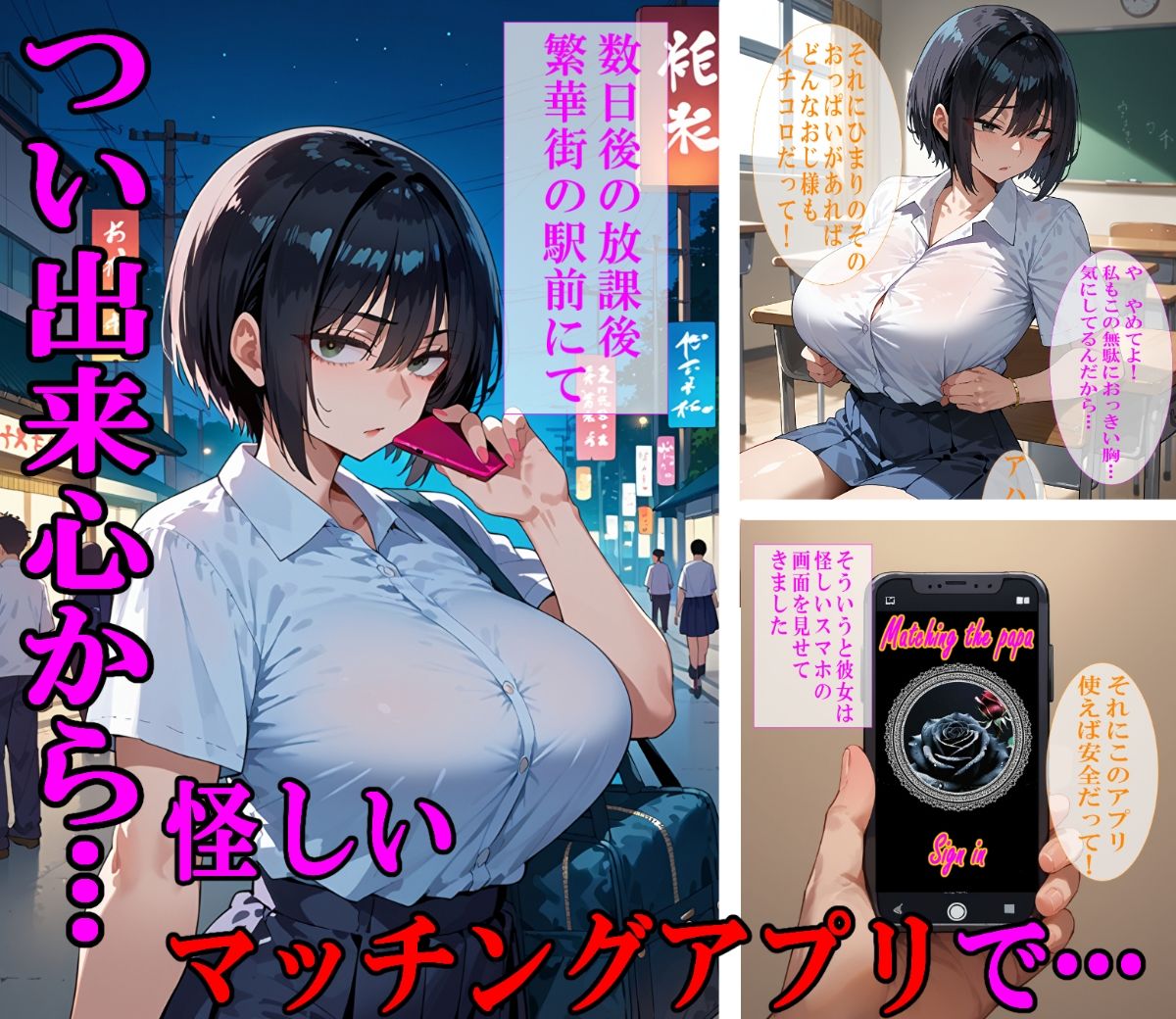 パパ活快楽妊娠〜ボーイッシュ健康部活少女はパパ活で受精し母になる〜の画像2