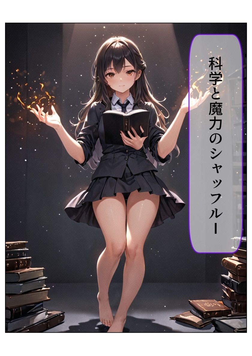 サンプル画像1:科学と魔力のシャッフル！(AI漫画倶楽部Tea) [d_509544]