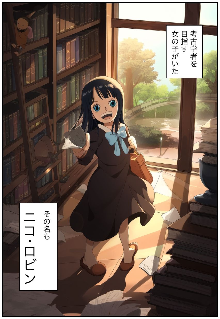 サンプル画像2:ワンピースエロマンガ｜幼い頃に性の経典を読んだニコ・ロビンがセックス無双をする（ナミ・ルフィ・ゾロ・サンジ）(しおみえっちゅう) [d_509659]