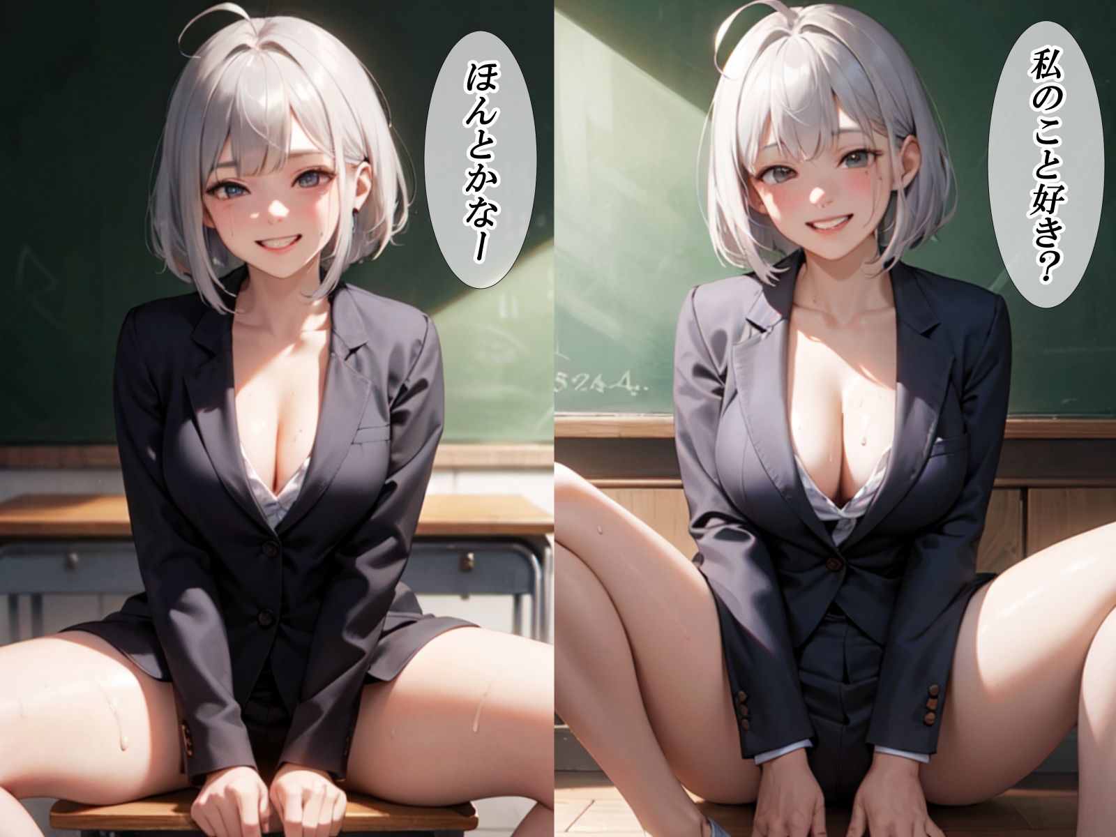 サンプル画像2:※！純愛注意！※甘酸っぱい青春アレルギーの方はご注意ください※童貞の俺が幼馴染の新米教師とピュア恋しちゃうんだが！？(ISHU＆ISHU / ルシアンティー) [d_510400]