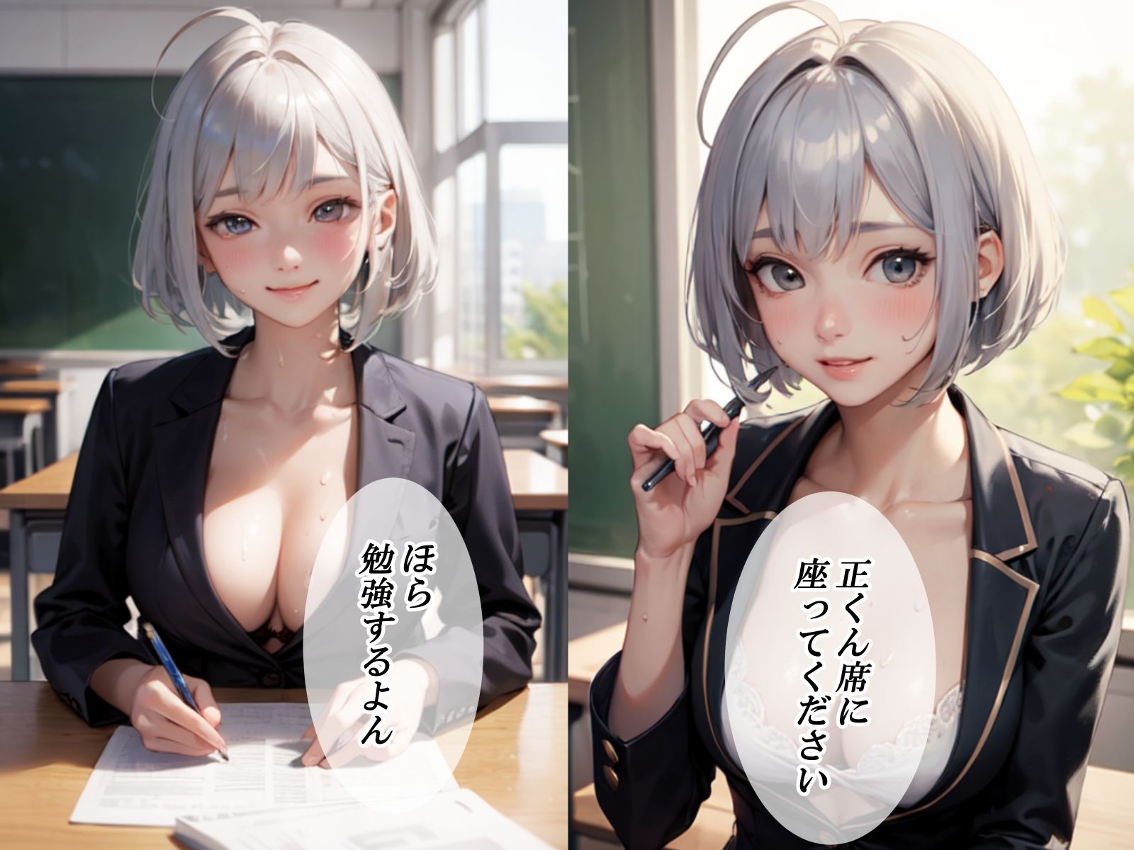 サンプル画像4:※！純愛注意！※甘酸っぱい青春アレルギーの方はご注意ください※童貞の俺が幼馴染の新米教師とピュア恋しちゃうんだが！？(ISHU＆ISHU / ルシアンティー) [d_510400]