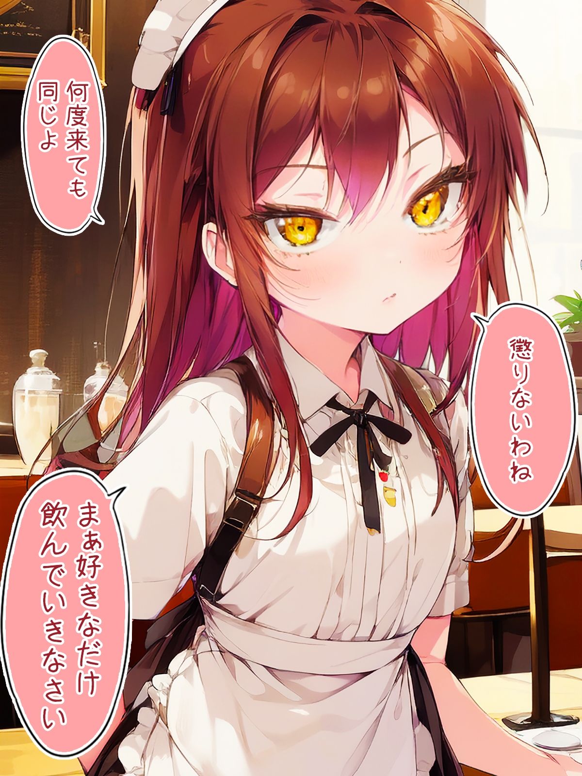 サンプル画像3:毎日キレながらパンツを見せてくれるカフェ店員(ツキヨミ) [d_510455]