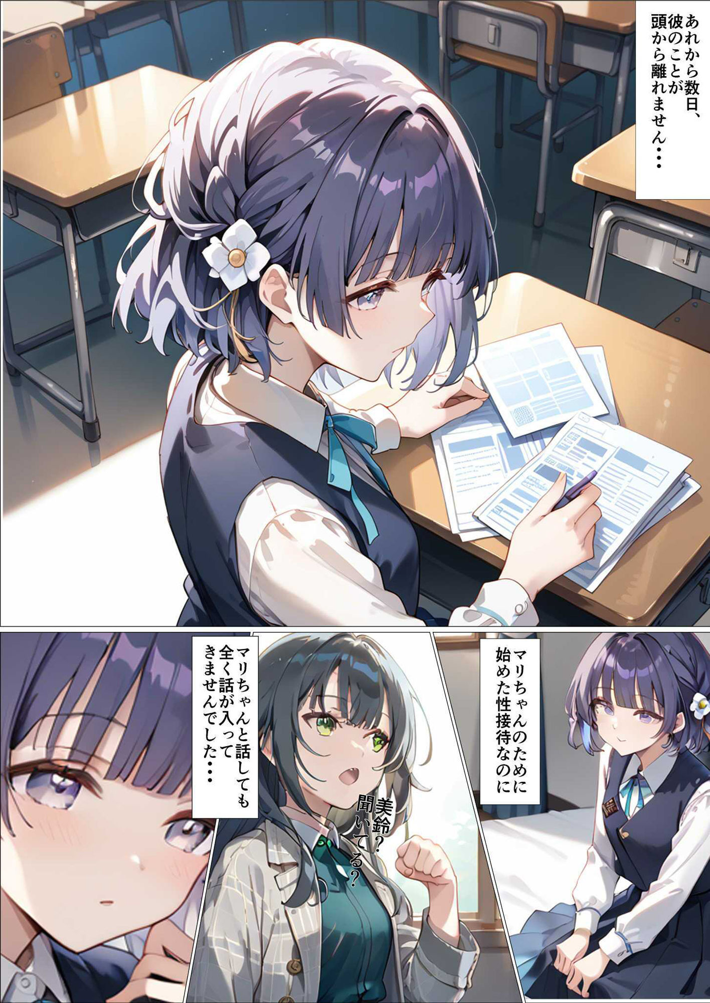 サンプル画像2:初星性接待〜秦〇美鈴編〜(派遣社員) [d_512353]