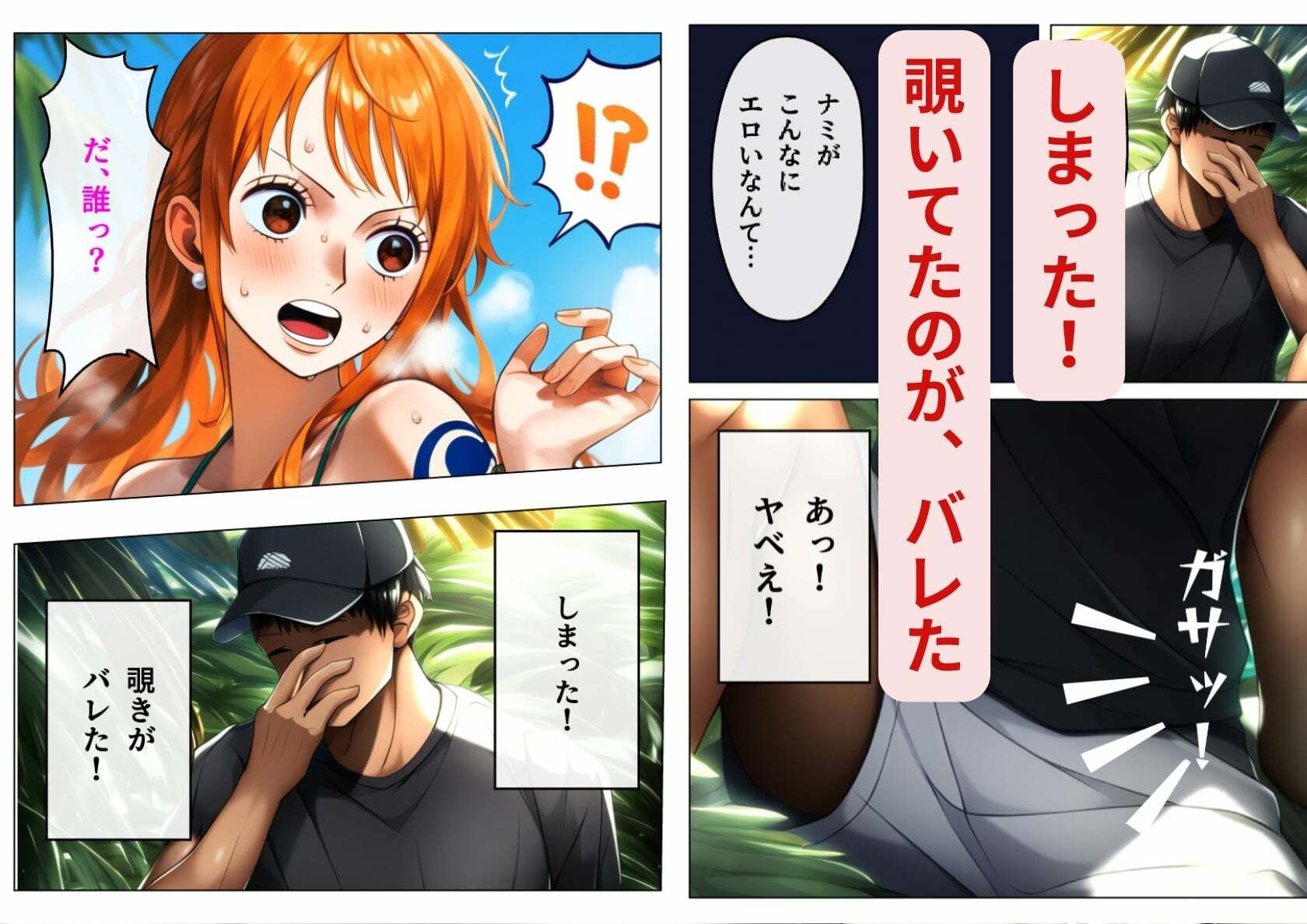 サンプル画像5:航海士と無人島で2人きりのエロサバイバル性活(シコリの森) [d_512588]