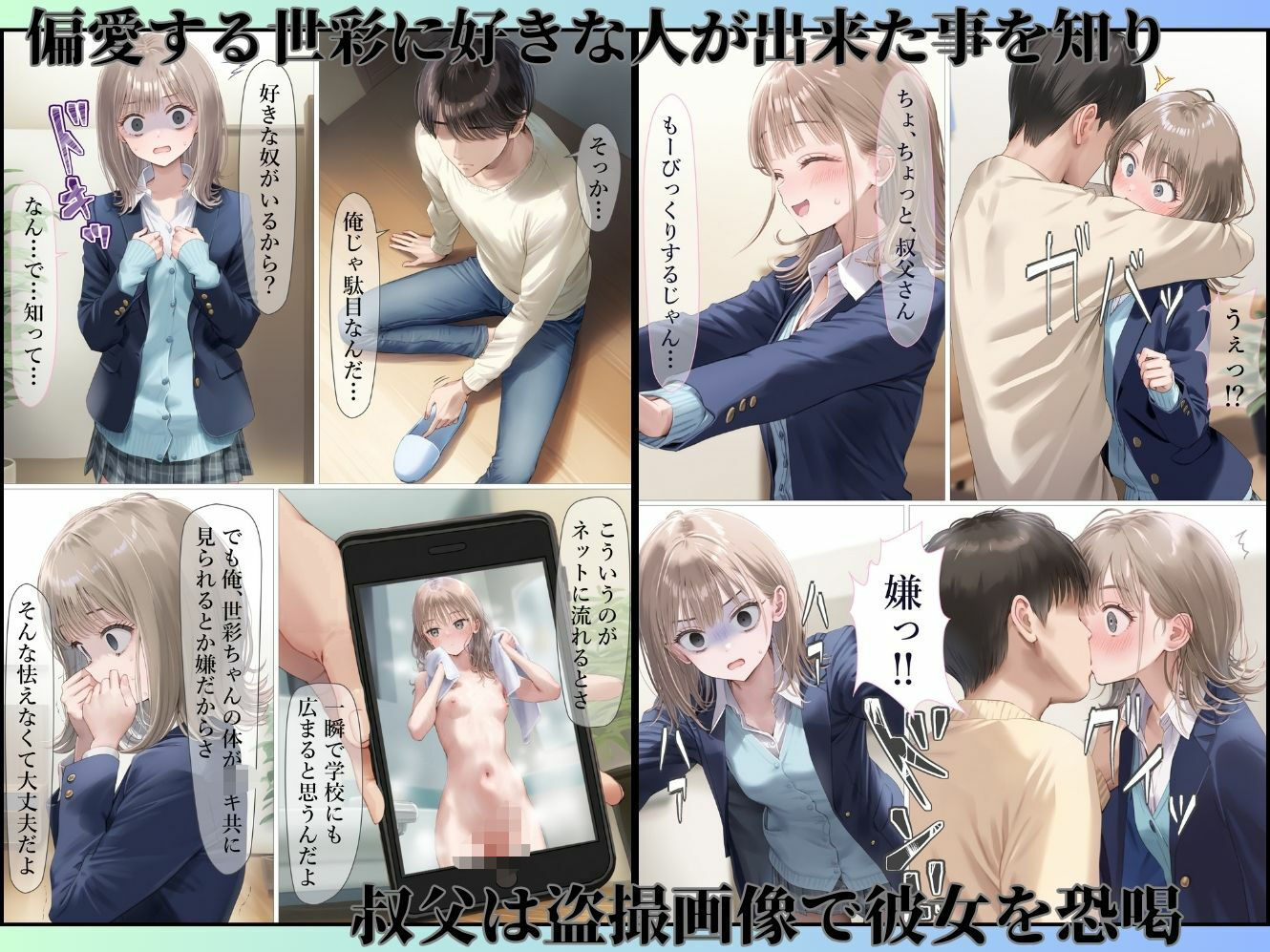 サンプル画像3:幼馴染が無理やりSEXさせられてるとこに遭遇したら(むほー地帯) [d_513800]