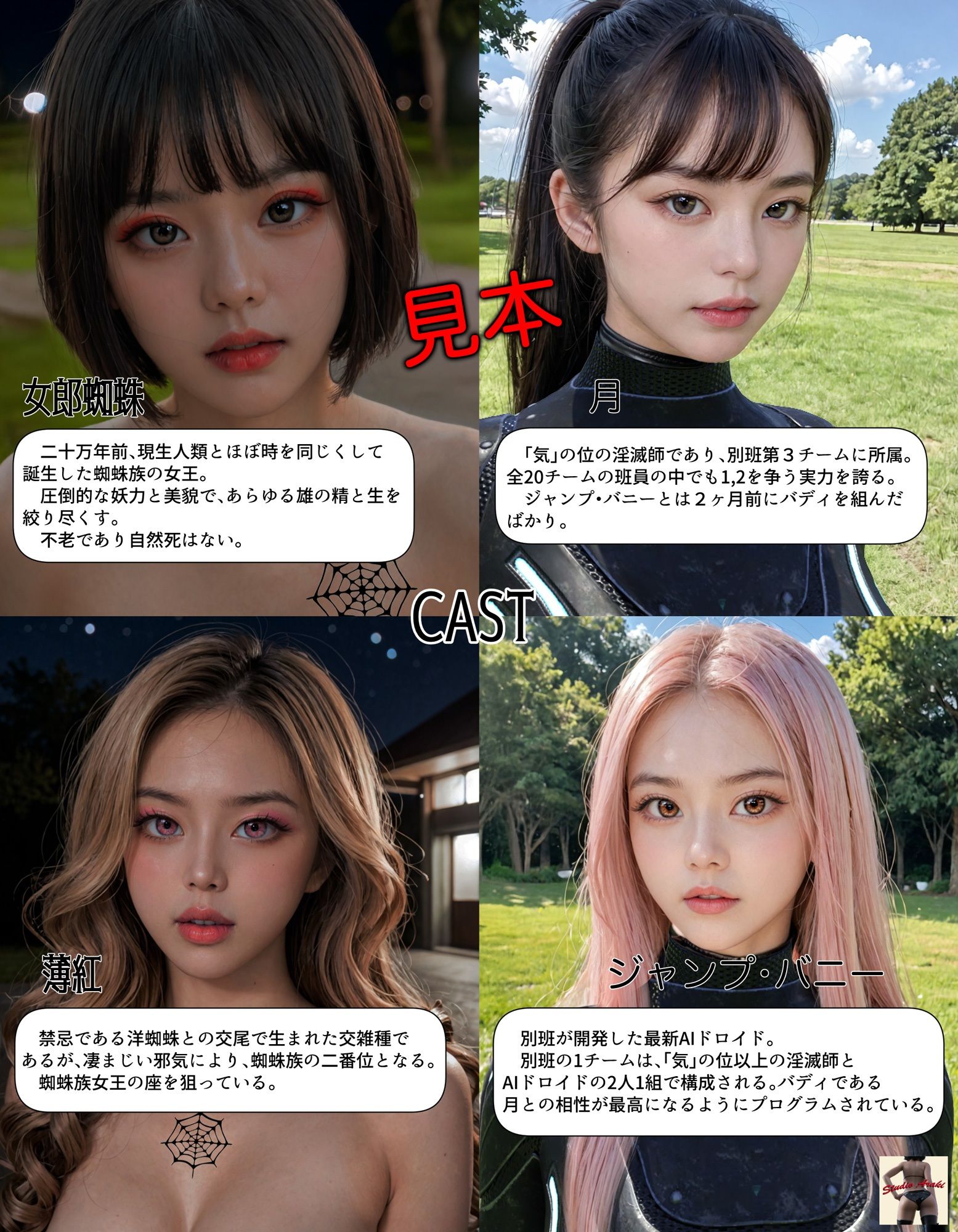 サンプル画像1:淫滅師 女郎蜘蛛ノ章二(スタジオあらき) [d_513806]