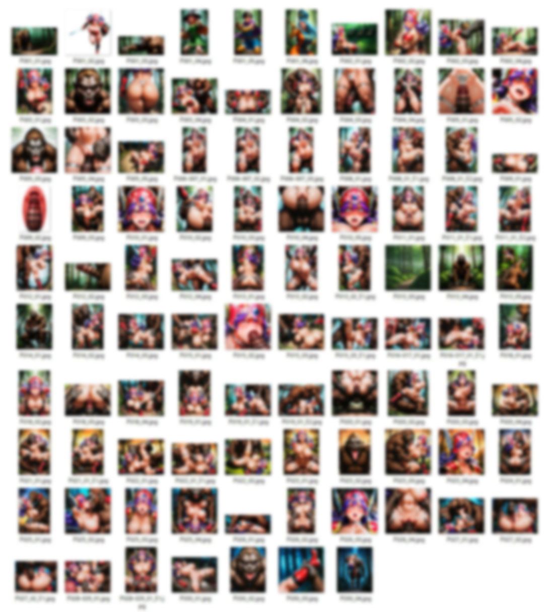 サンプル画像5:女戦士vsあばれザル(ETUSiAi) [d_513851]