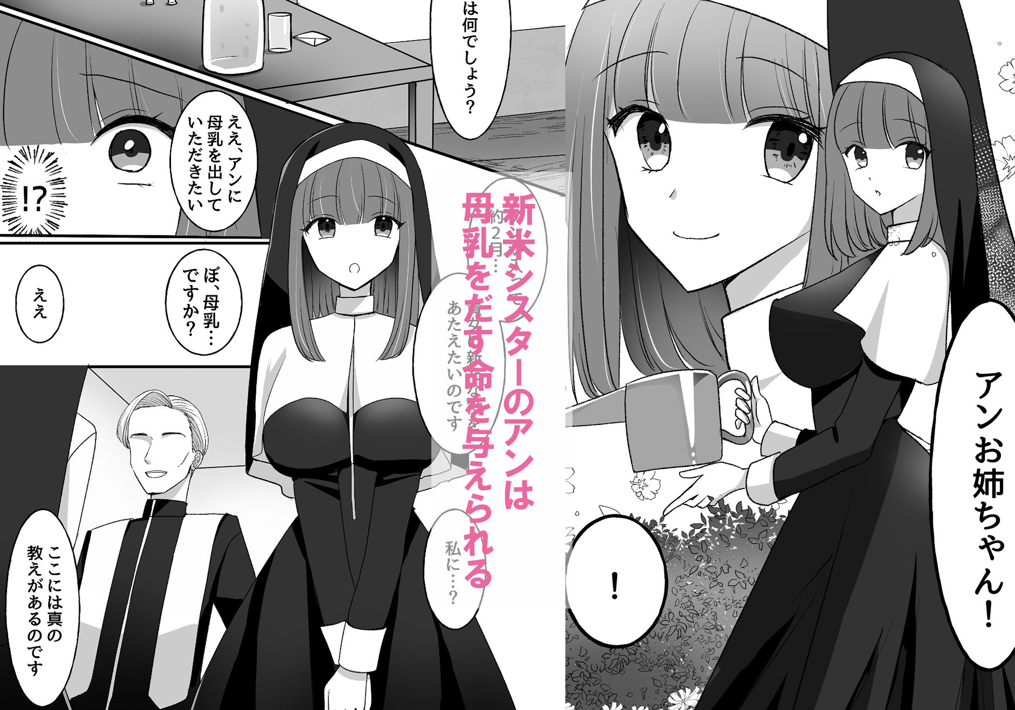 サンプル画像1:シスターアンはみるくをだしたい！！(麦田家工房) [d_513897]