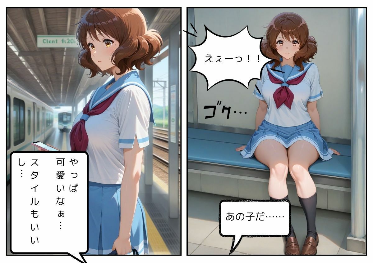 サンプル画像4:漫画・CG集481枚【キモいオッサンの痴●日記】黄◯久美子編(妄想スタジオ) [d_514538]