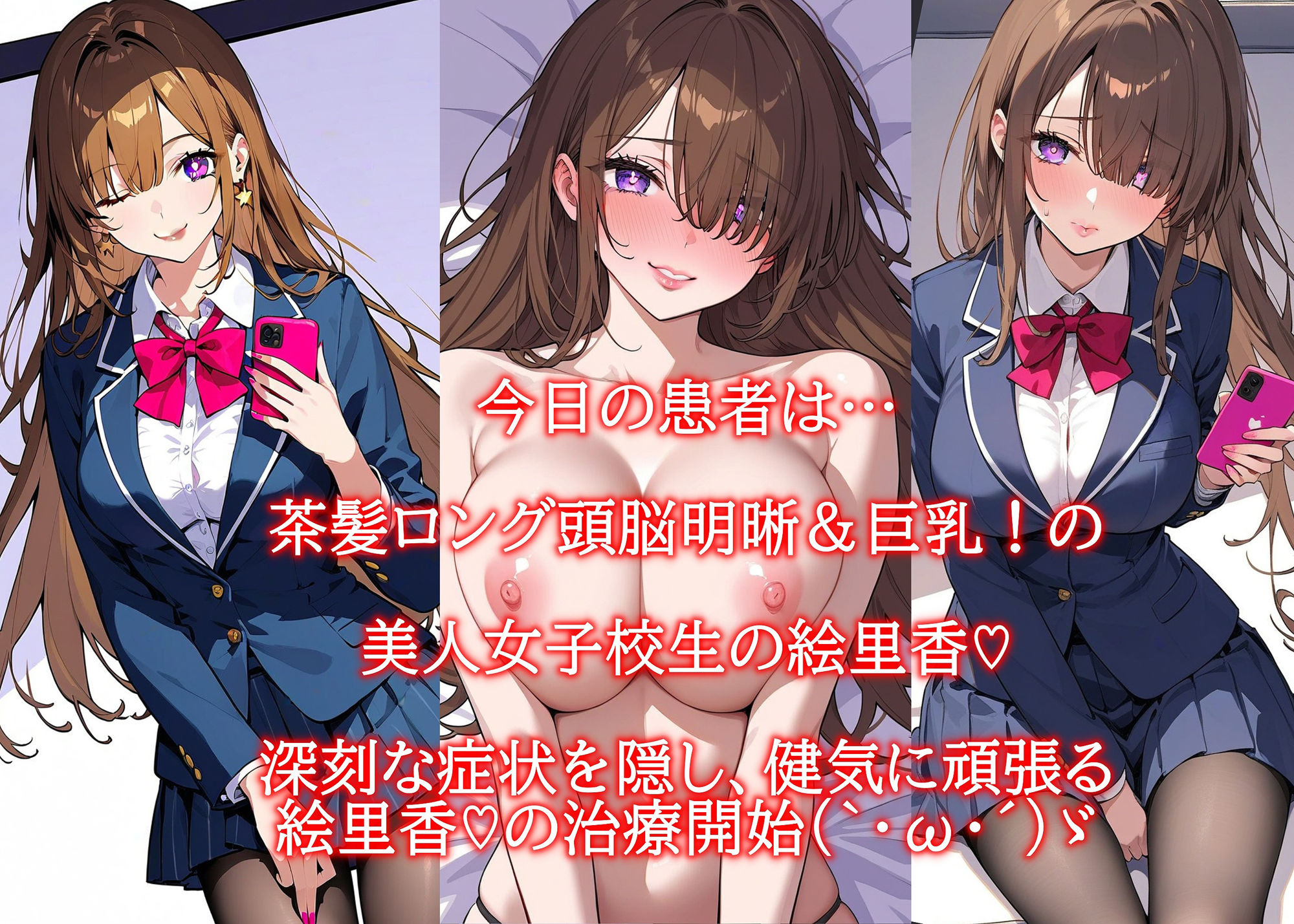 サンプル画像1:名門女子校の悩める女子校生マル秘治療 大作戦 絵里香の場合(AIiiii〜) [d_514625]