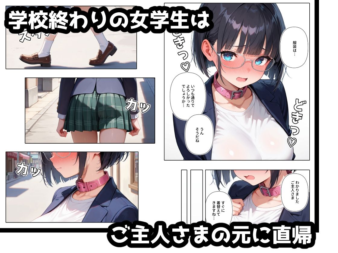 サンプル画像1:最近、巨乳の女学生を飼い始めました。(ステーキくん) [d_514939]