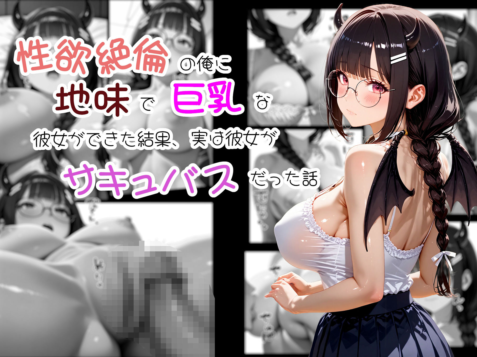 サンプル画像1:性欲絶倫の俺に地味で巨乳な彼女ができた結果、実は彼女がサキュバスだった話(ふわもちぷりん) [d_514971]