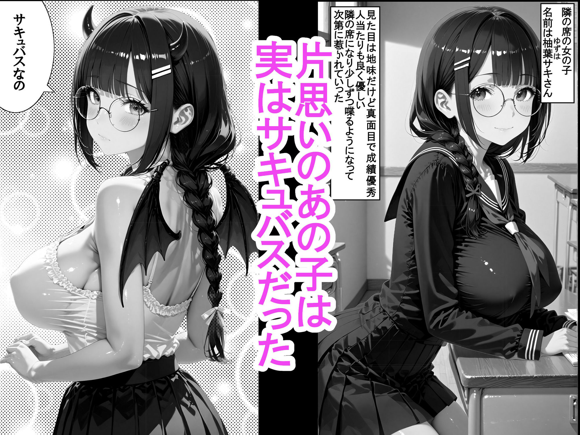 サンプル画像2:性欲絶倫の俺に地味で巨乳な彼女ができた結果、実は彼女がサキュバスだった話(ふわもちぷりん) [d_514971]