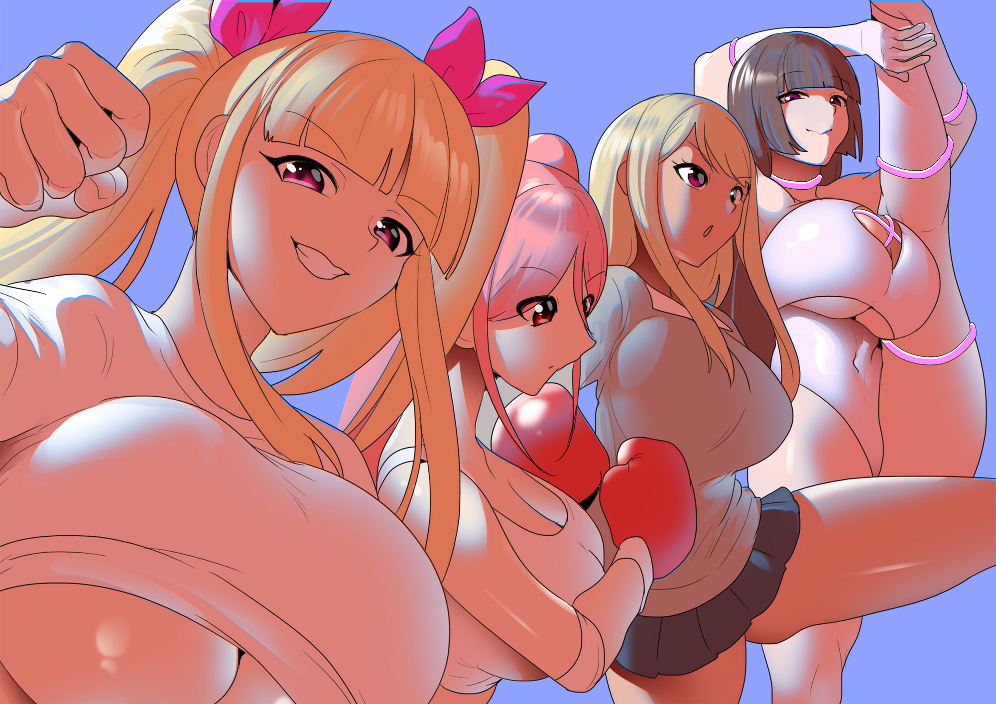 サンプル画像1:Girls Beat！ -2023 Catfight Pack-(The Nation of Head Scissors) [d_515151]