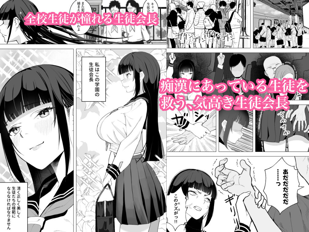 サンプル画像1:気高い生徒会長がMに目覚める話(枕木ざぶとん) [d_516246]