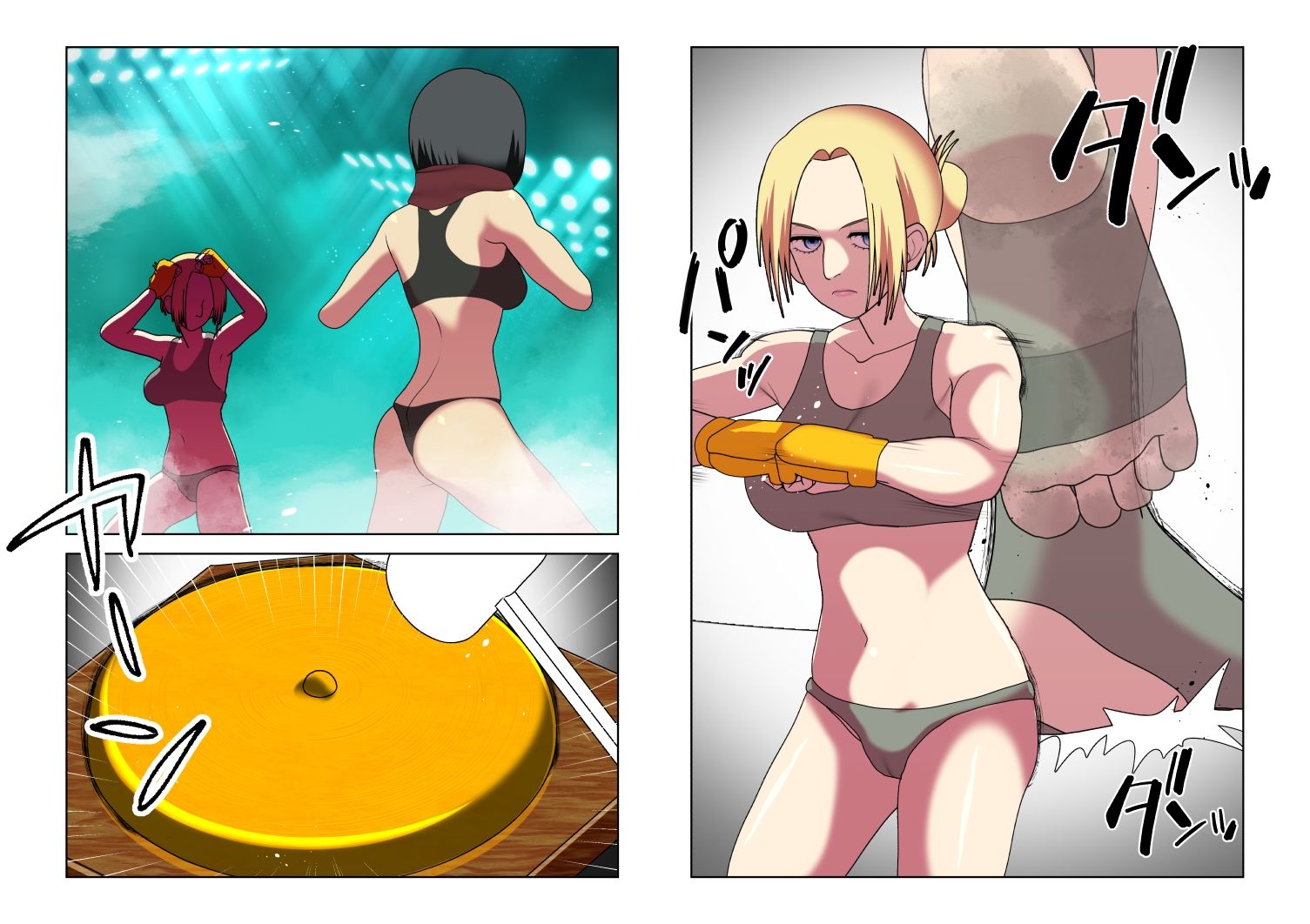 サンプル画像2:進撃の巨人ミカサVSアニMMA(悪魔がきたりて) [d_516247]