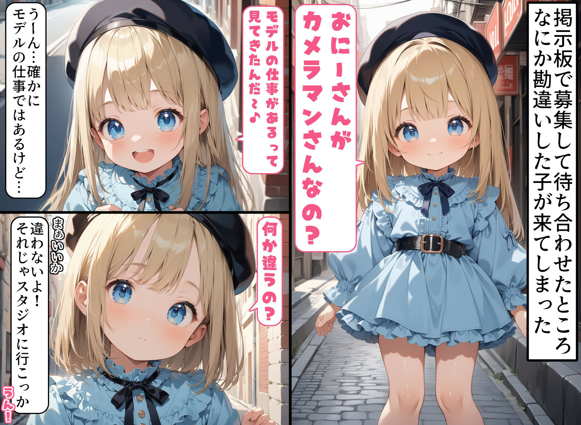 サンプル画像6:【流出】学校帰りに写真を撮るだけだと騙して彼女たちをハメ撮りしました(AI天獄) [d_517035]