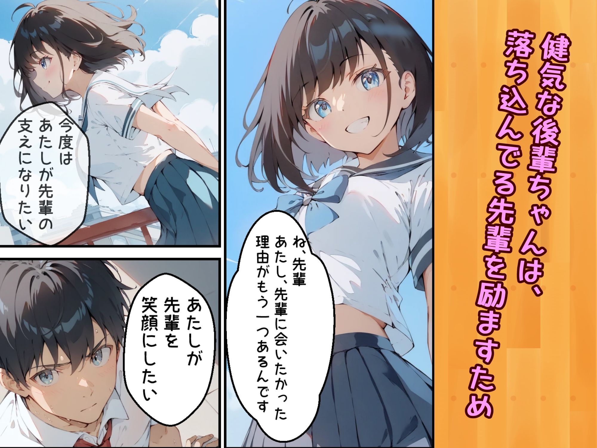 サンプル画像3:健気で元気っ子な後輩と甘々初えっち(初恋ラボ) [d_517088]