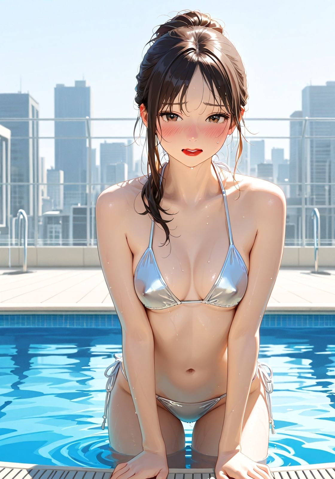 サンプル画像4:プライベートプール 〜今日はこの愛人〜(ニッチッチ) [d_517414]