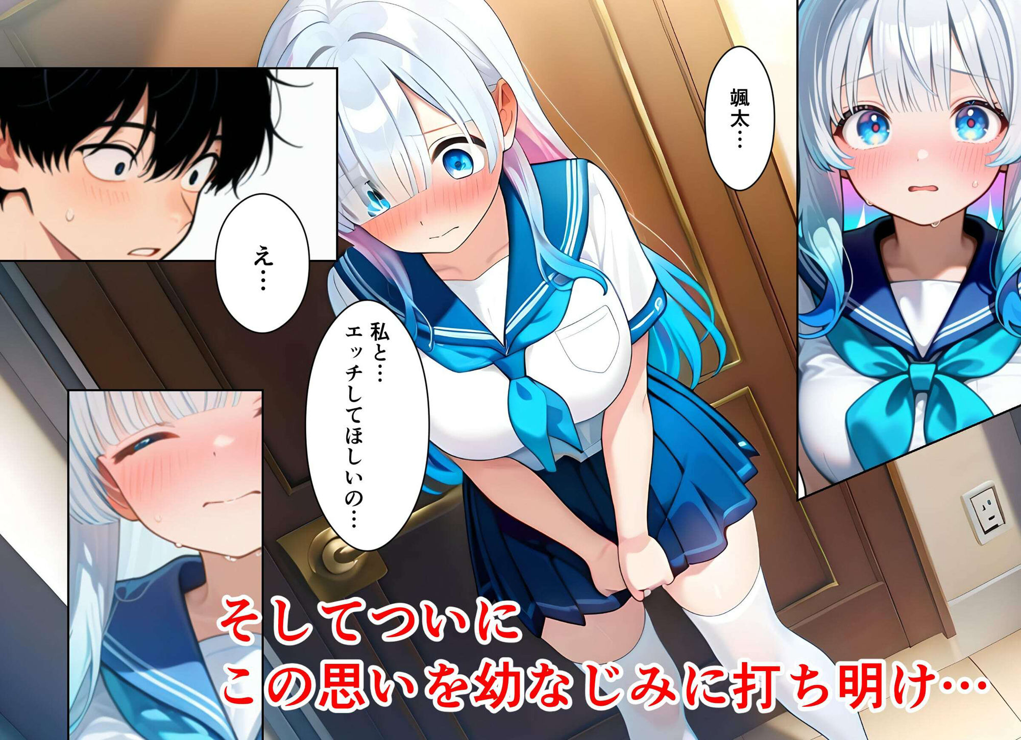 サンプル画像4:月城詩羽  -清楚だった彼女の様子がなんだかおかしい-(AImuse) [d_517485]