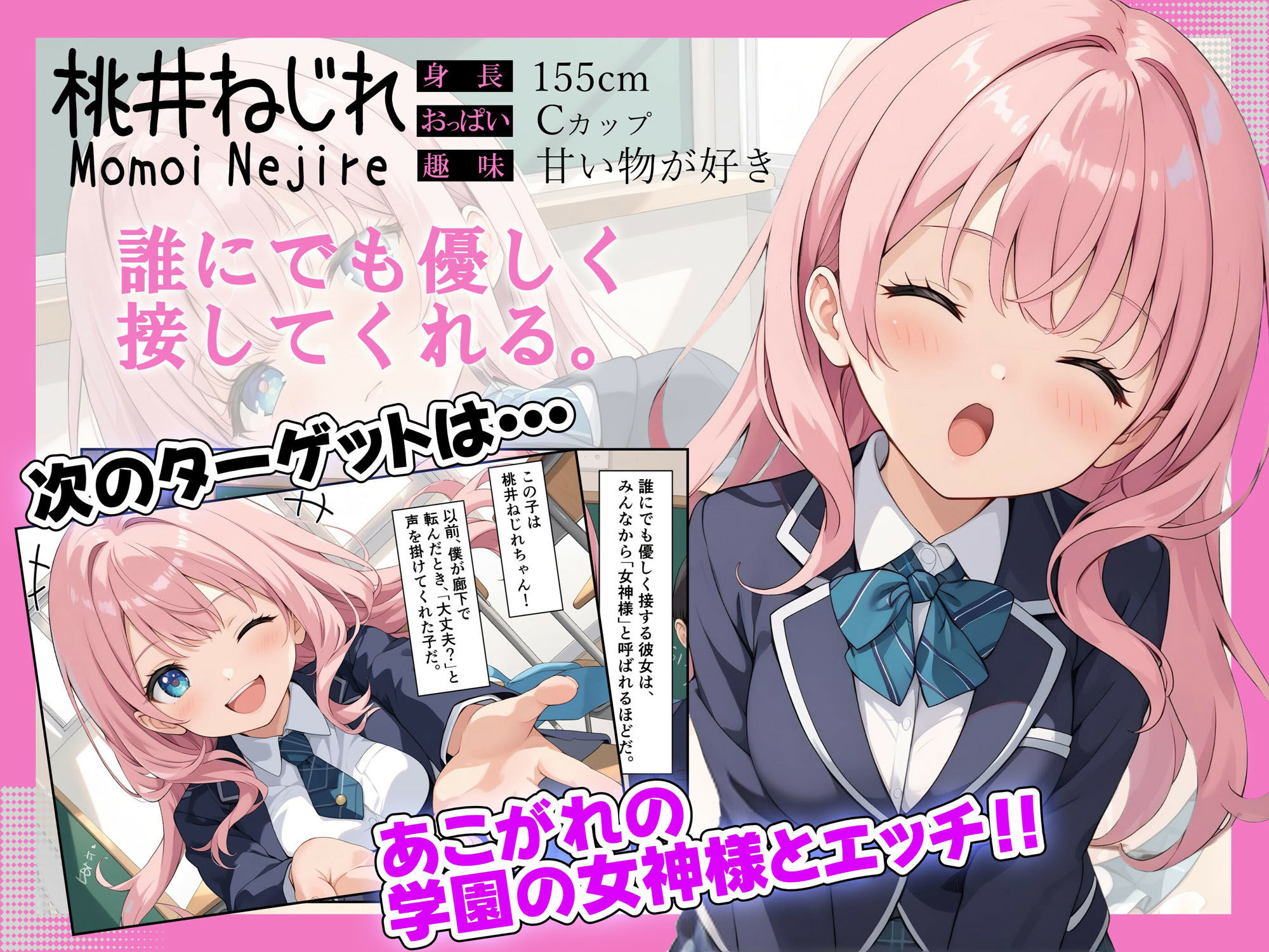 サンプル画像2:催●アプリを手に入れた僕は最強！？クラスの女子たちをハメ放題！！(優品工房) [d_517596]