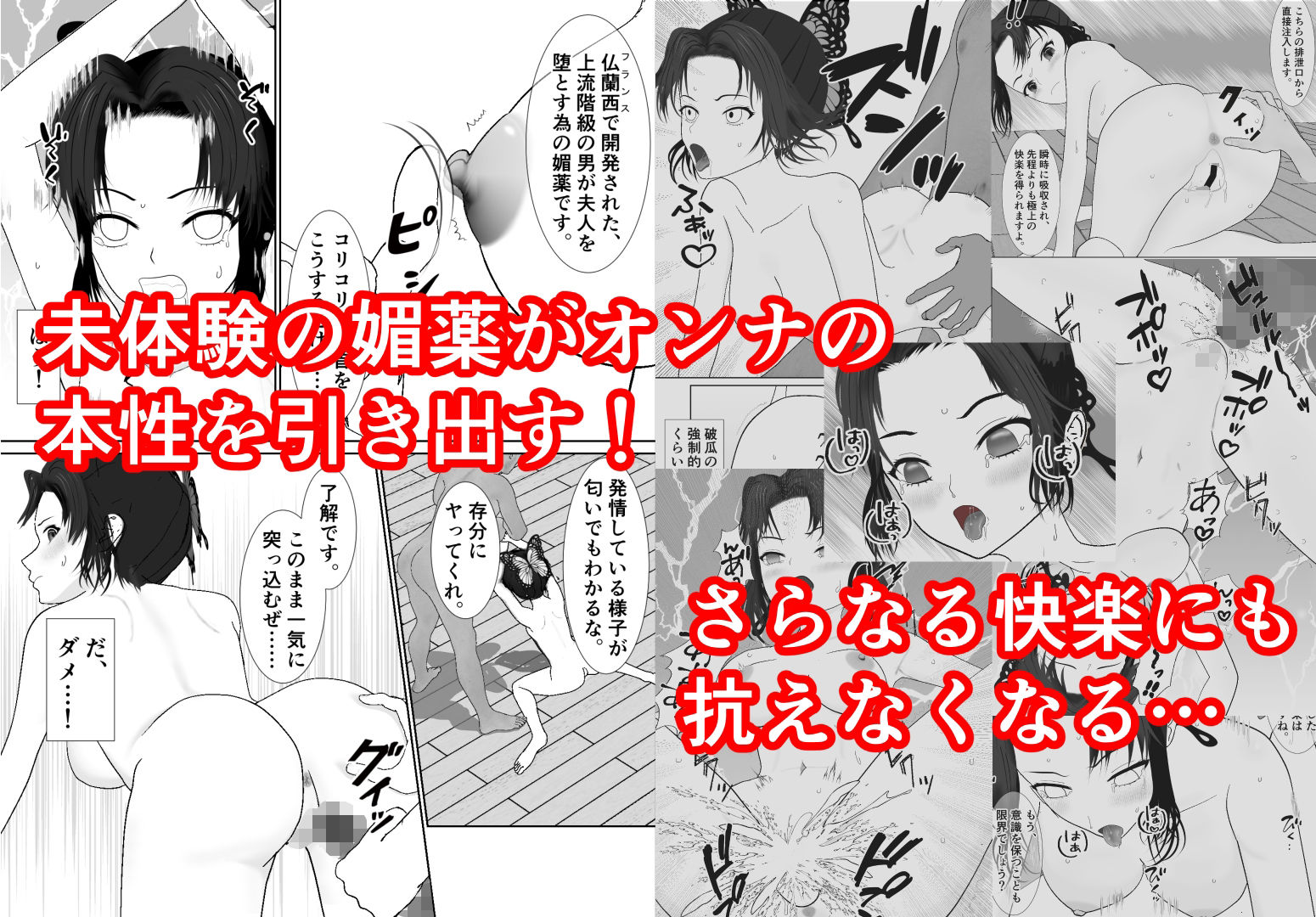 サンプル画像3:落蝶記(暗孤屋) [d_518653]