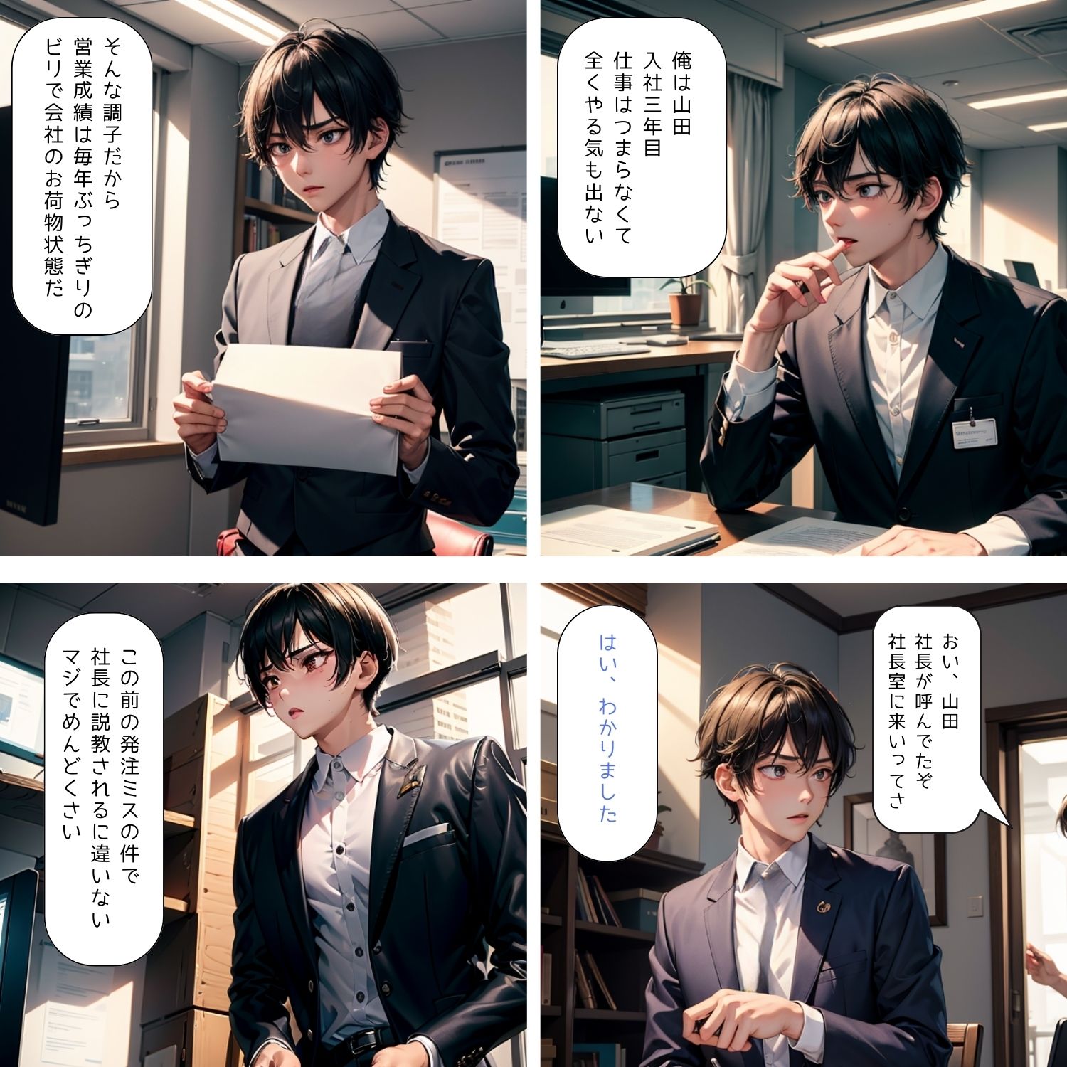 サンプル画像1:底辺社員の俺が、強気な女社長の弱みを握ってイラマ制圧に成功した話(イラマイケル) [d_519100]