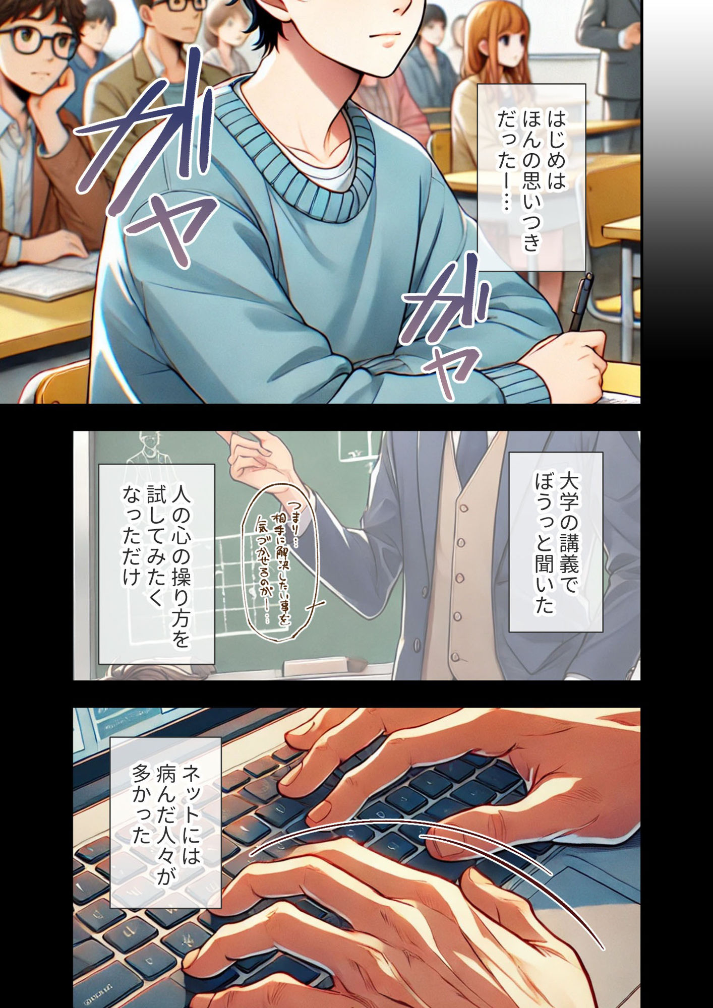 サンプル画像1:淫行ハーレムの教祖様 〜自我の弱い女信者たちとの生ハメ合宿〜(ラビットフット) [d_520743]