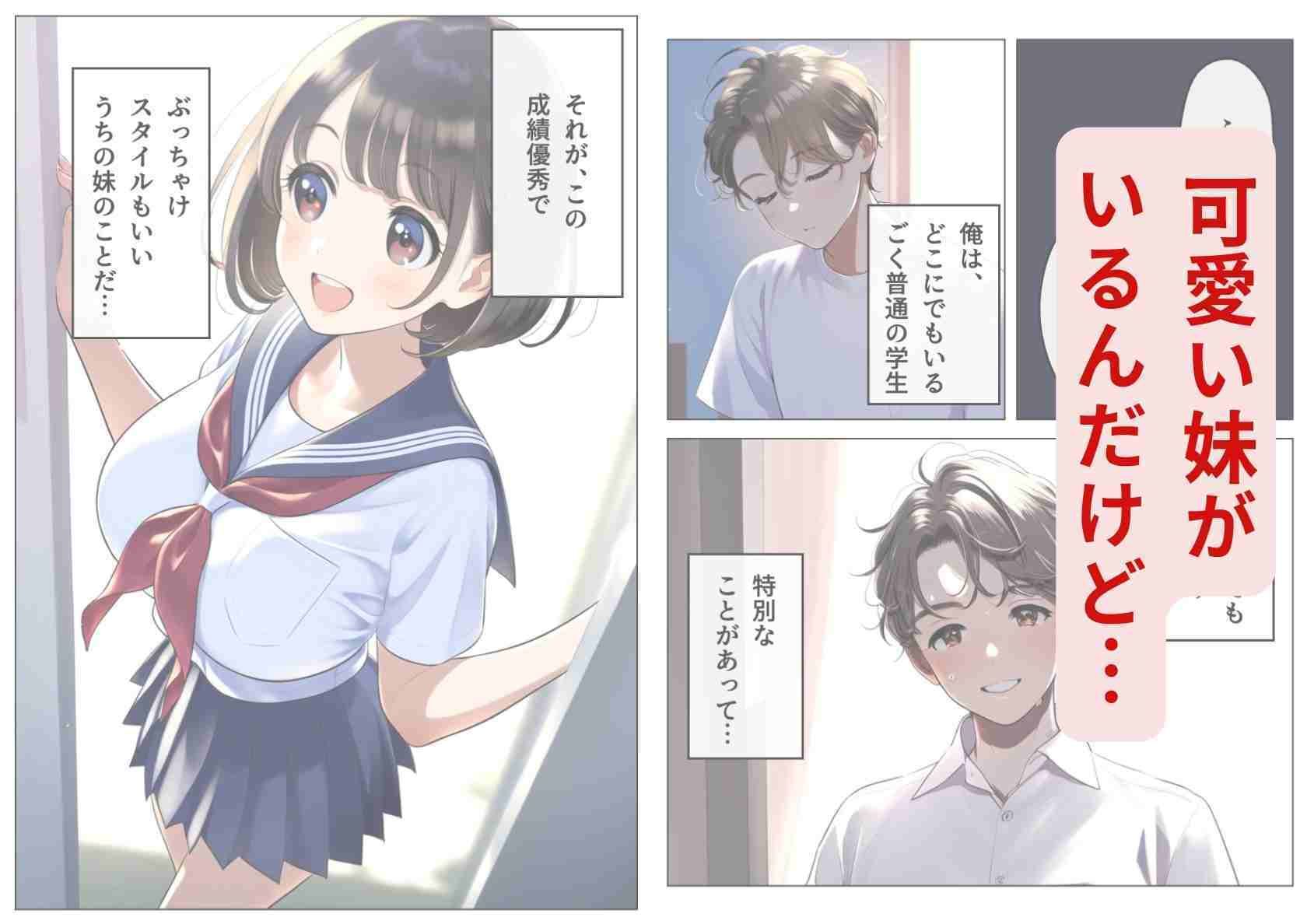 サンプル画像1:妹にすでに童貞を奪われていることを俺はまだ知らない(シコリの森) [d_520876]