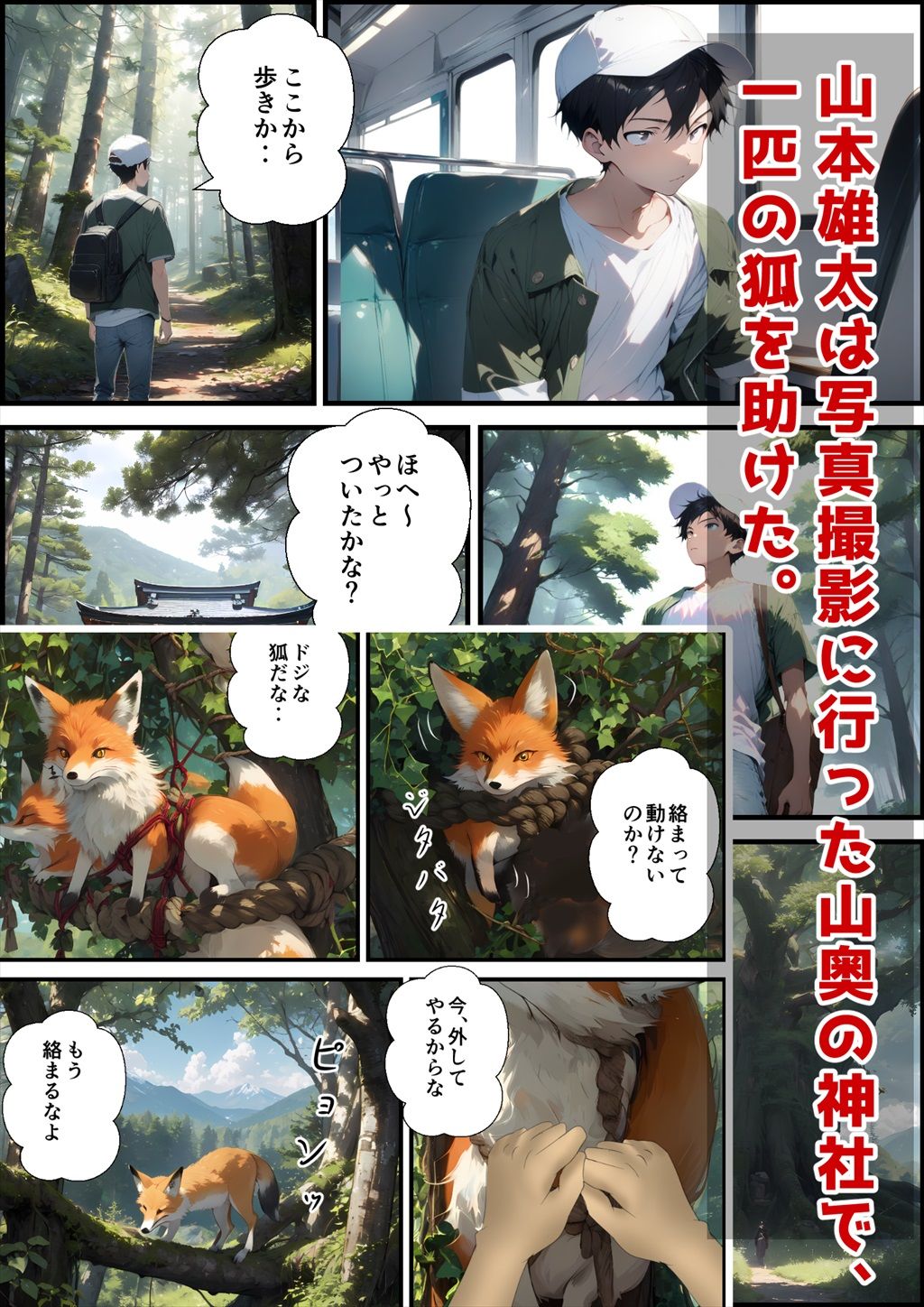 サンプル画像1:狐を助けて手に入れた催●魔眼の件(鮫島猛) [d_520880]