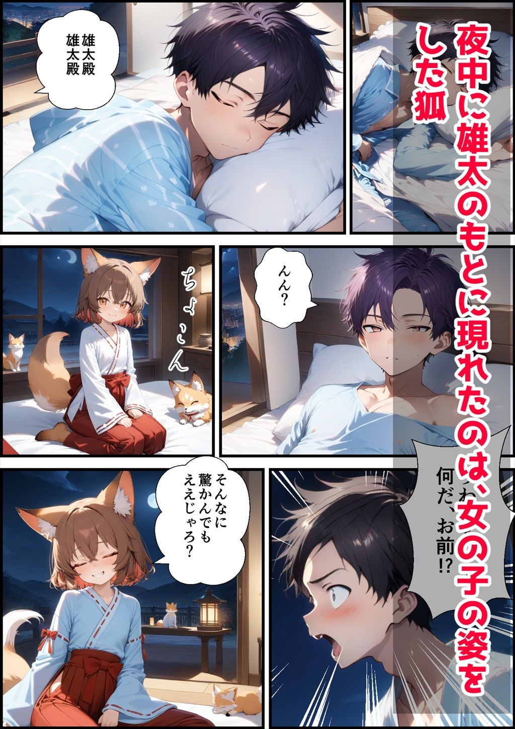 サンプル画像2:狐を助けて手に入れた催●魔眼の件(鮫島猛) [d_520880]