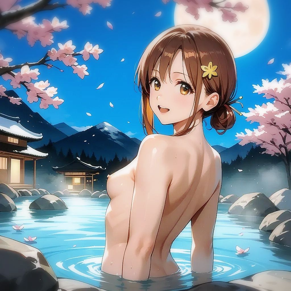 サンプル画像1:けいおんの澪（みお）が大好きな平沢唯（ひらさわゆい）が律（りつ）と歌詞合戦 in温泉(童子繭) [d_521577]