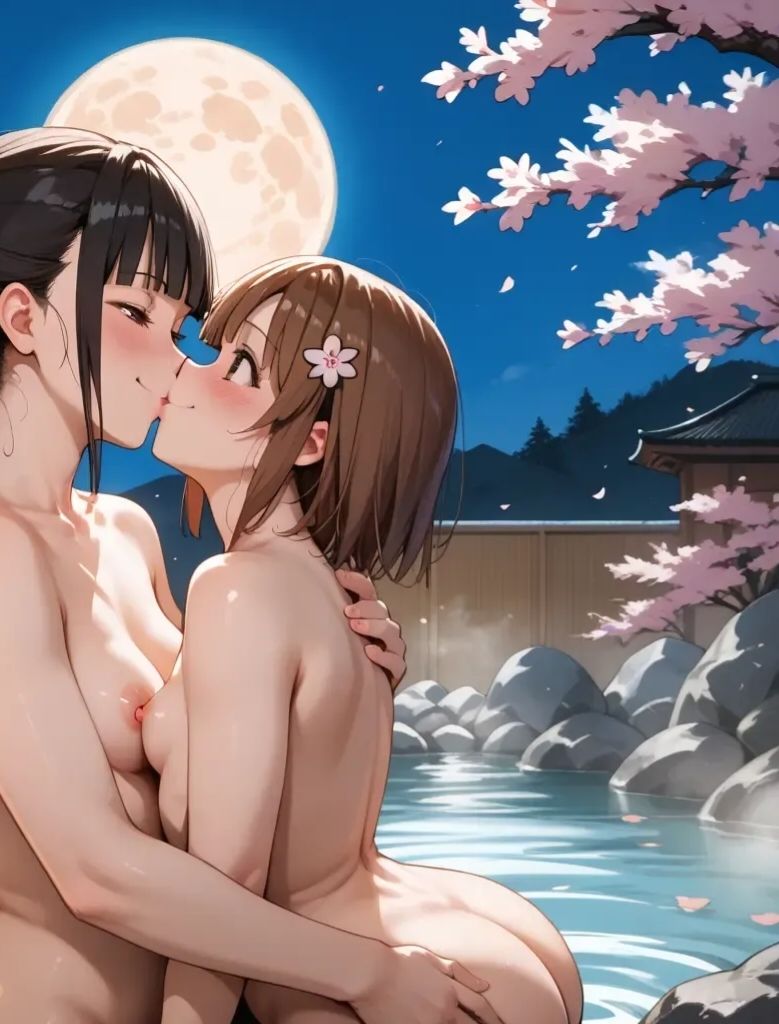 サンプル画像6:けいおんの澪（みお）が大好きな平沢唯（ひらさわゆい）が律（りつ）と歌詞合戦 in温泉(童子繭) [d_521577]