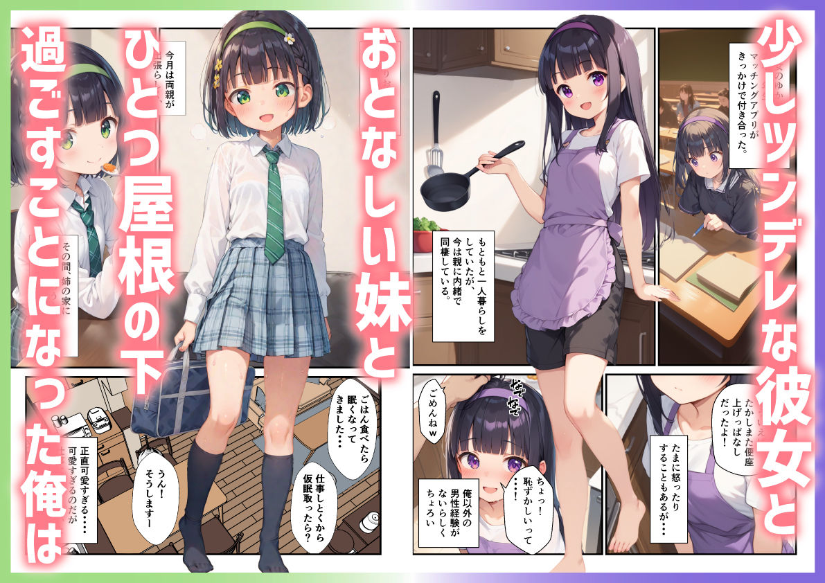 サンプル画像2:ちっぱい姉妹同棲性活〜ウチに来た彼女の妹を中出し同棲生活に引き込む話〜(ぴくせるぽっぷ) [d_522464]