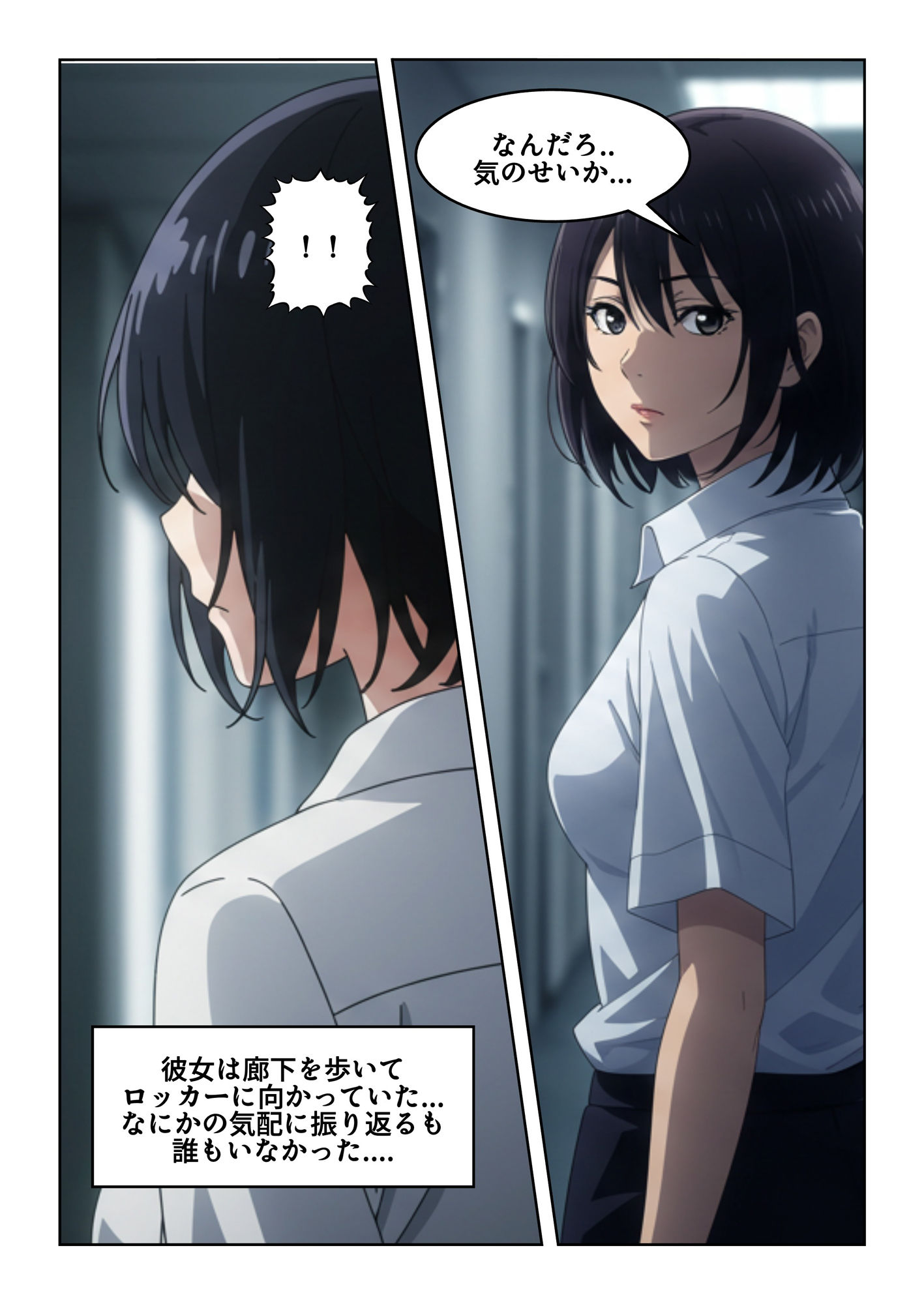 サンプル画像2:新卒22歳のFカップOLが部長に女子更衣室で犯●れる・・「私が採用したんだよ..」漫画＋イラスト＋音声特集(瞬間サファイア出版) [d_523112]