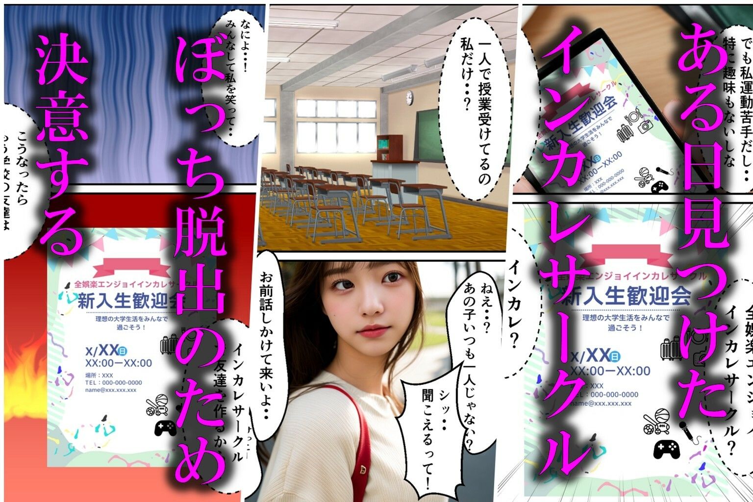 サンプル画像2:純粋女子大生 サークル歓迎会の罠！？(女子大生つかまえた！) [d_523394]