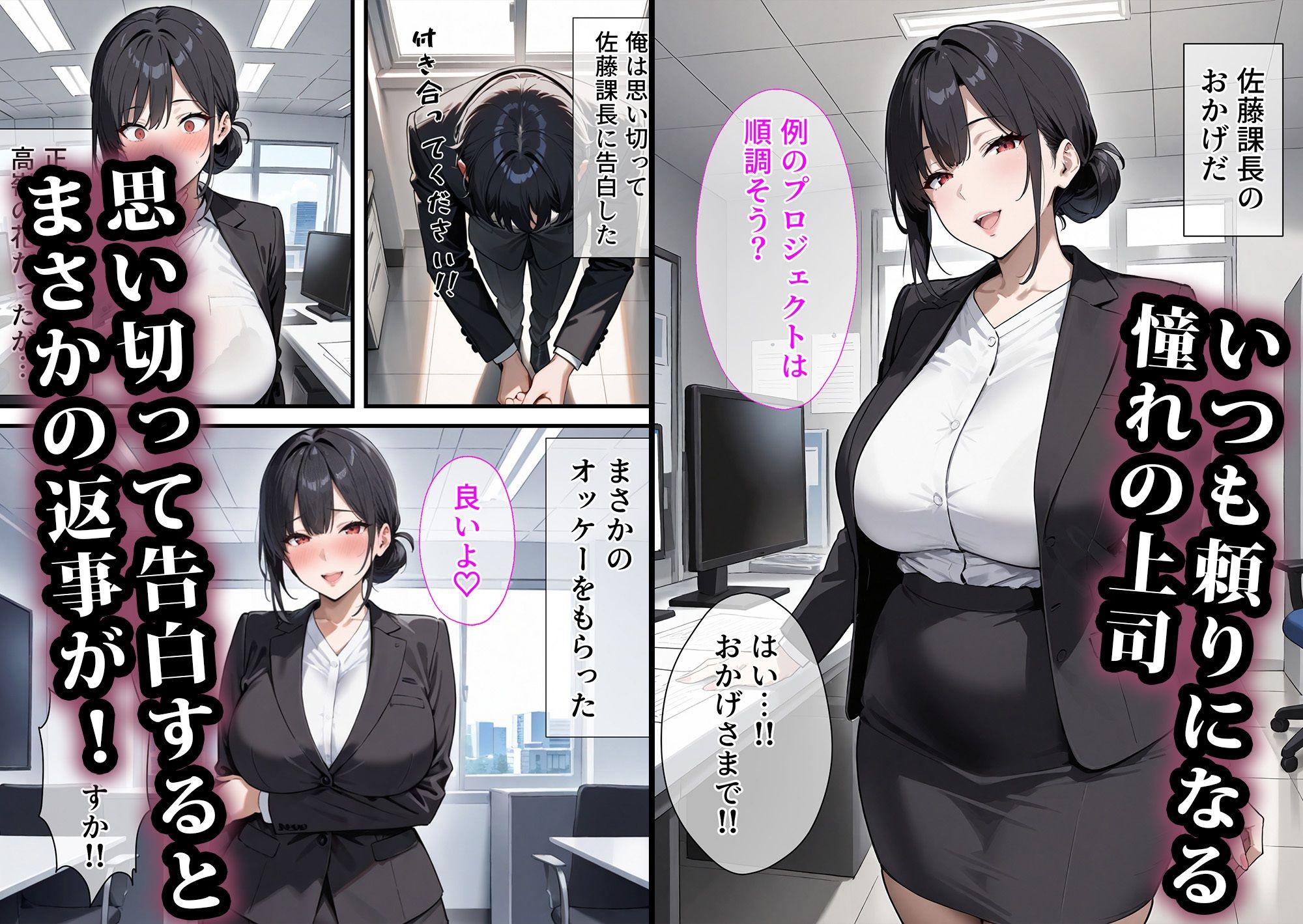 サンプル画像1:キモおじに寝取られた話〜憧れの上司編(エロエロ天国) [d_523545]