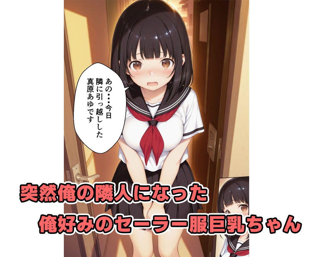 サンプル画像1:隣に越してきた制服姿の女の子が俺好みだったので媚薬を●ませて性奴●にした話(種付け彦) [d_524479]