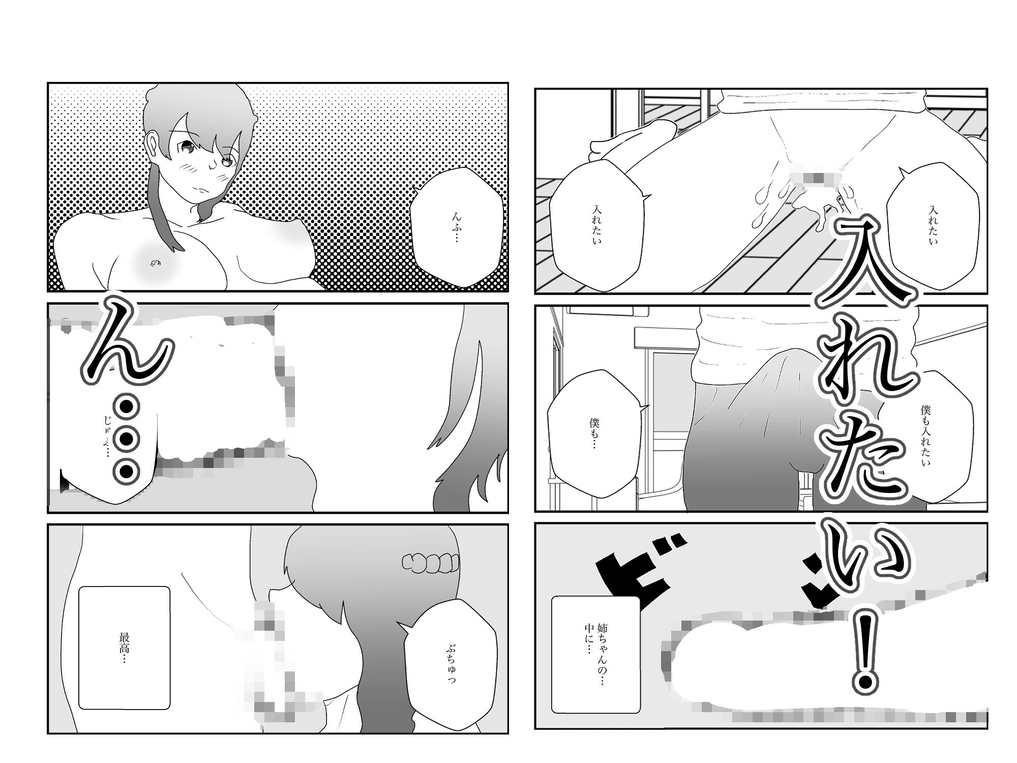 サンプル画像6:一ヶ月、オナ禁した姉孕ませてみた(えるめわさび) [d_525366]