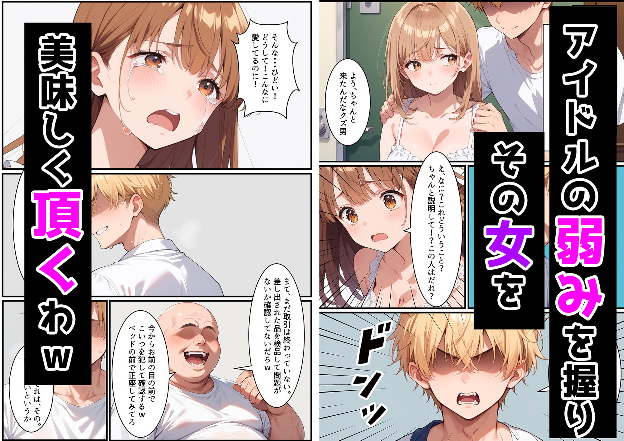 サンプル画像2:ネトラレ正義の執行人〜彼女のお○んこお借りします〜(アニメ一本背負) [d_525741]