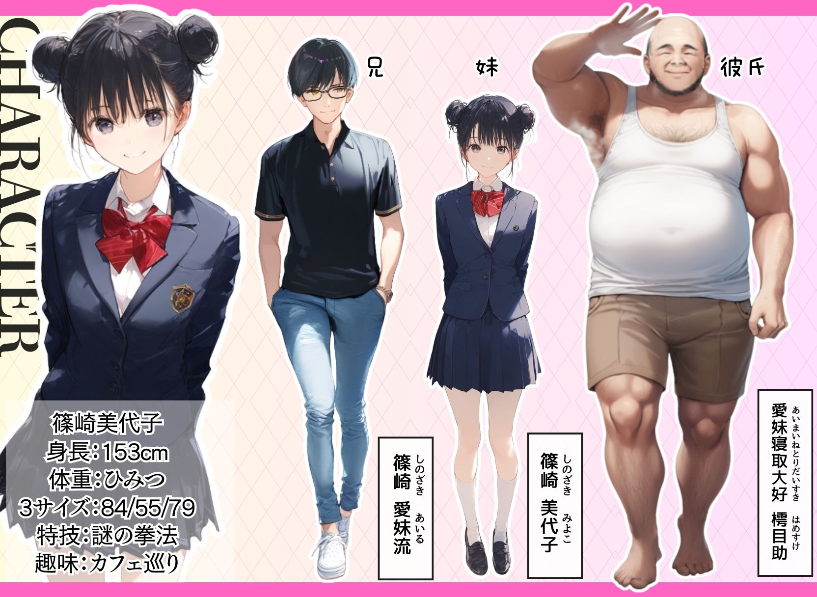 サンプル画像1:世界一かわいい俺の妹が突然連れてきた彼氏（おじさん）と超特濃種付けセックスをしている件(種付け出版) [d_525918]