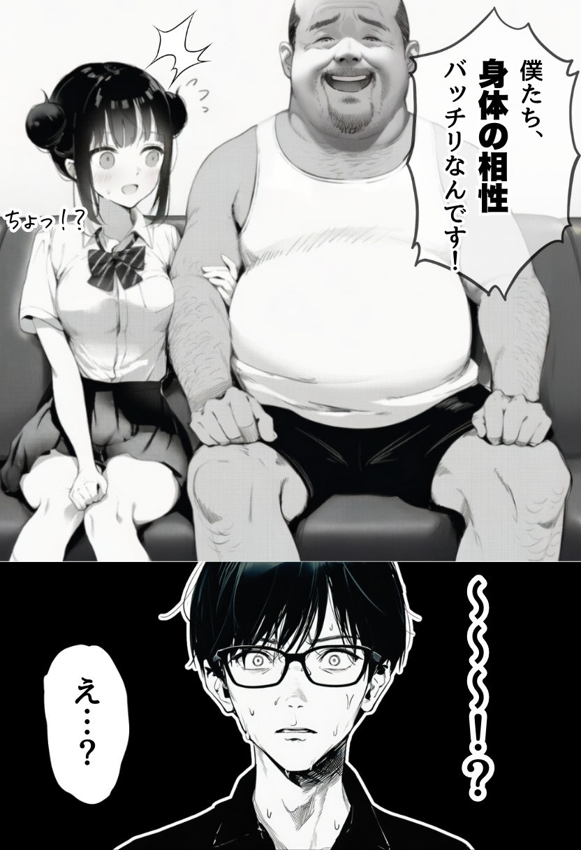 世界一かわいい俺の妹が突然連れてきた彼氏（おじさん）と超特濃種付けセックスをしていた件の画像8