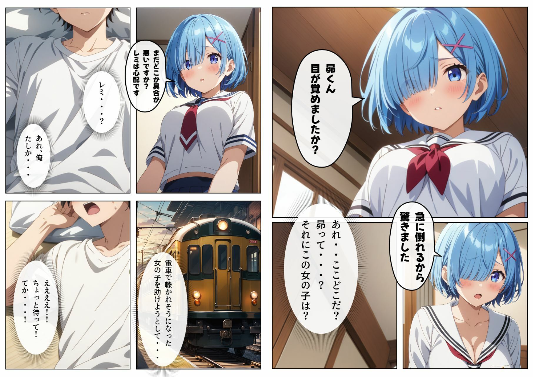 サンプル画像1:ゼロから始まる異性界生活〜前編〜(憧れ委員会) [d_526286]