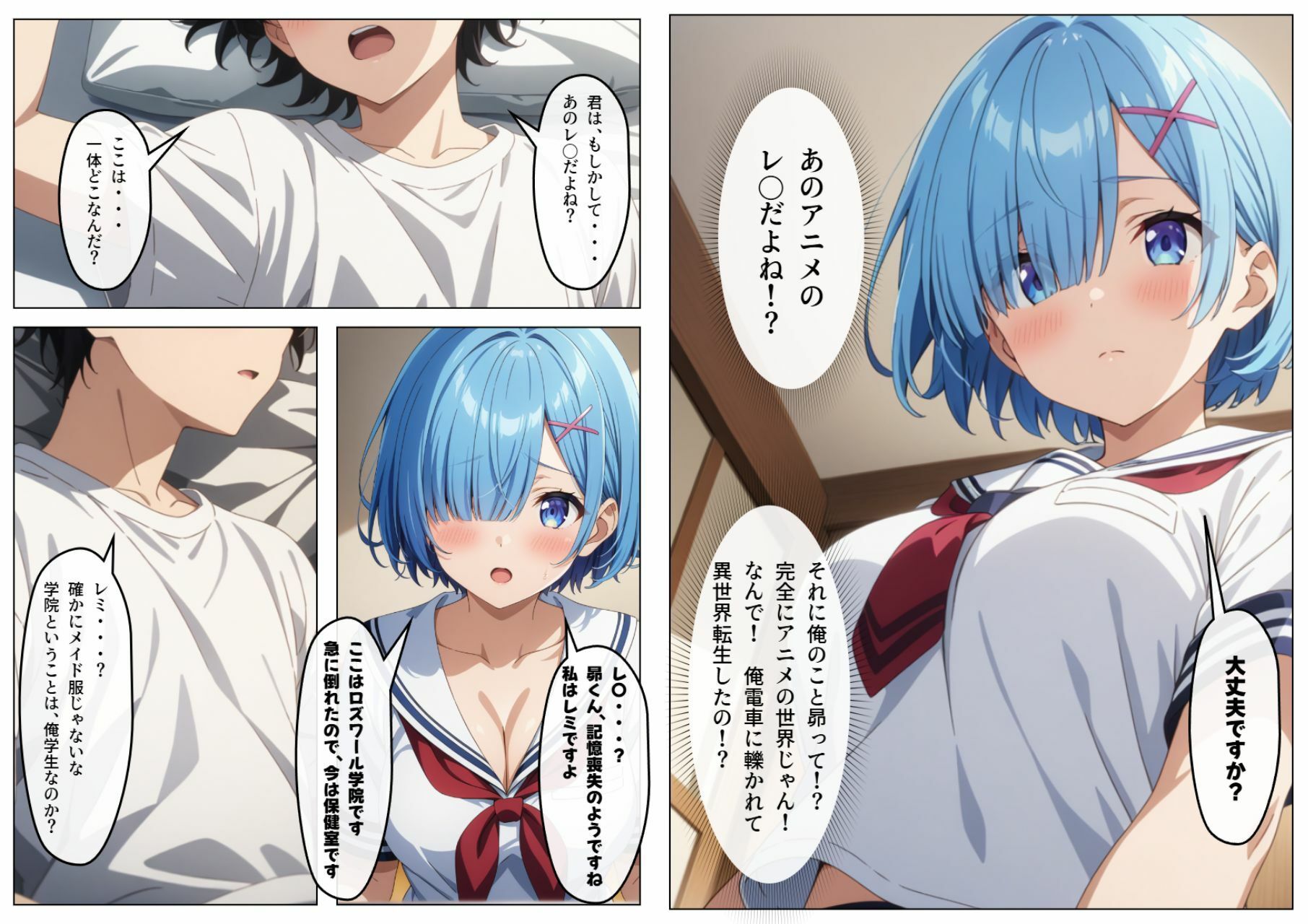 サンプル画像2:ゼロから始まる異性界生活〜前編〜(憧れ委員会) [d_526286]