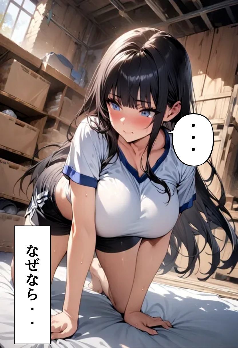 爆乳体育委員と倉庫で濃厚えっち