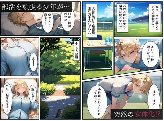 サンプル画像1:俺が性転換したらなぜか急にモテだした！？(えちえちイラスト絵師) [d_526489]