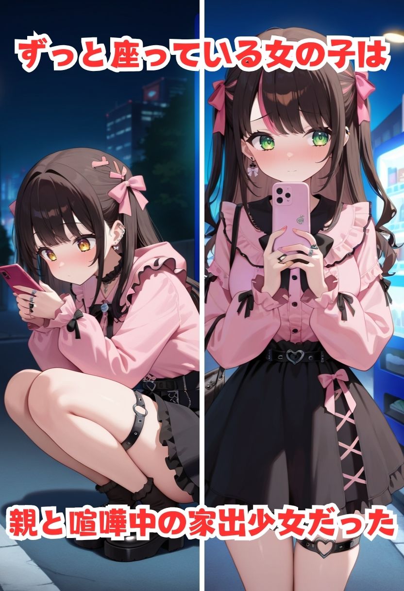 サンプル画像1:家出少女の考えることはよくわからんけどなつかれた話(eeAI) [d_527537]