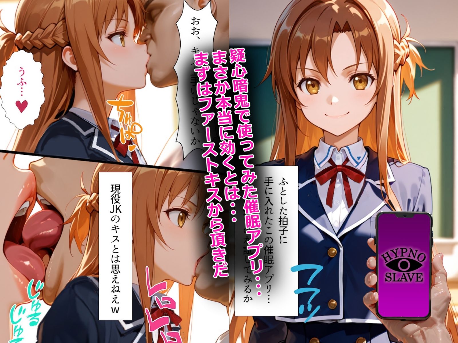 サンプル画像1:催〇アプリ開発されたカラダ抗えない快楽-アスナ編-(海浜セーター) [d_527584]