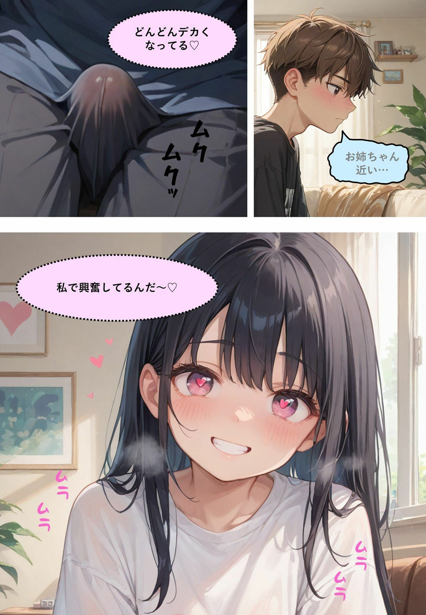 サンプル画像5:むっつりスケベの姉とエッチな性活(きなこ餅) [d_527669]