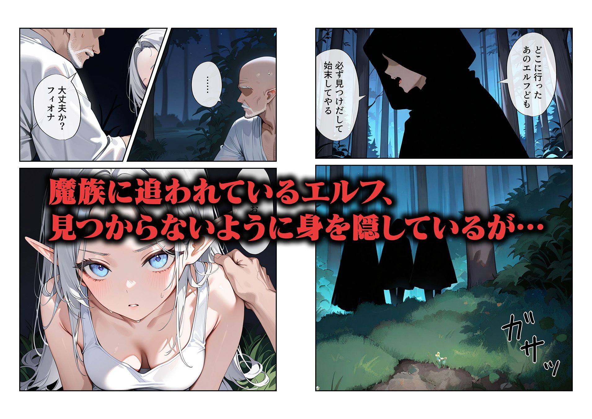 サンプル画像1:絶滅危惧種のエルフを救ってお持ち帰りした話(ニーハイ堂) [d_527929]